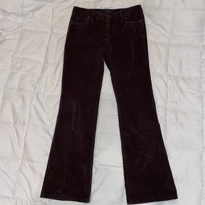 The Limited Drew Fit bell bottom corduroy pants.